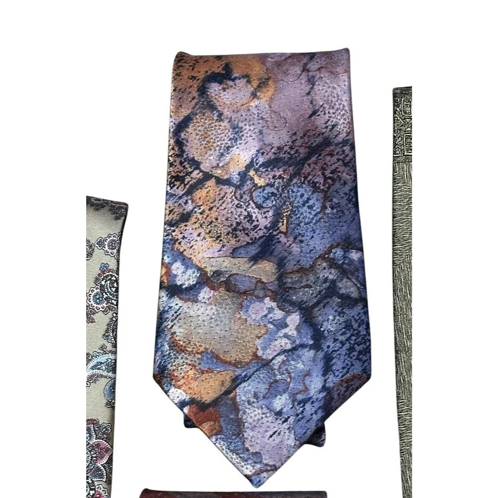 5 Neck Ties Christian Dior Tonino Firénze Windridge Pierre Cardin Stringbean